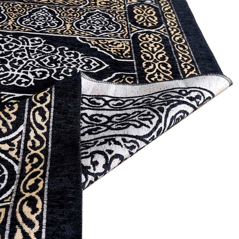 Travel Prayer Mat with Muslim Prayer Beads & Gift Bag